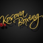 kosova boxing logo - black